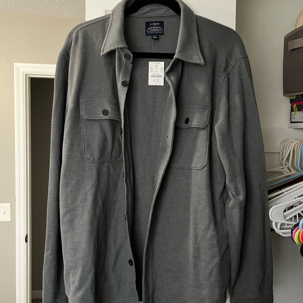 J Crew Men’s Button Up Shirt / Jacket New with Tags